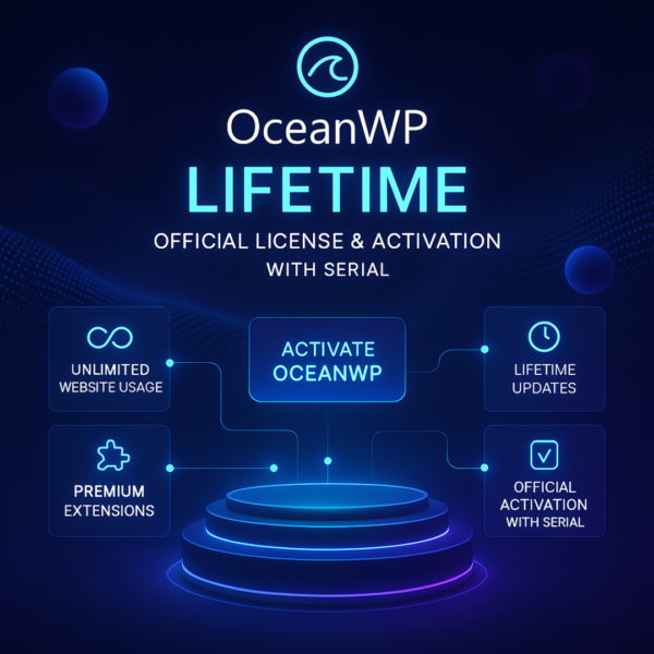 OceanWP Lifetime – Official license and activation with serial
