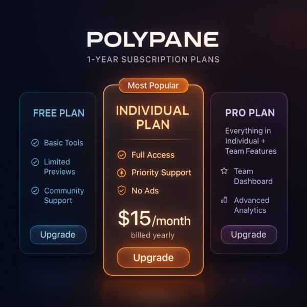 Polypane 1 Year – Individual Plan