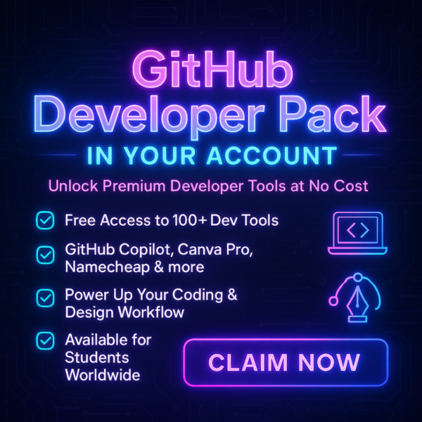 Github Developer Pack – In Your Account