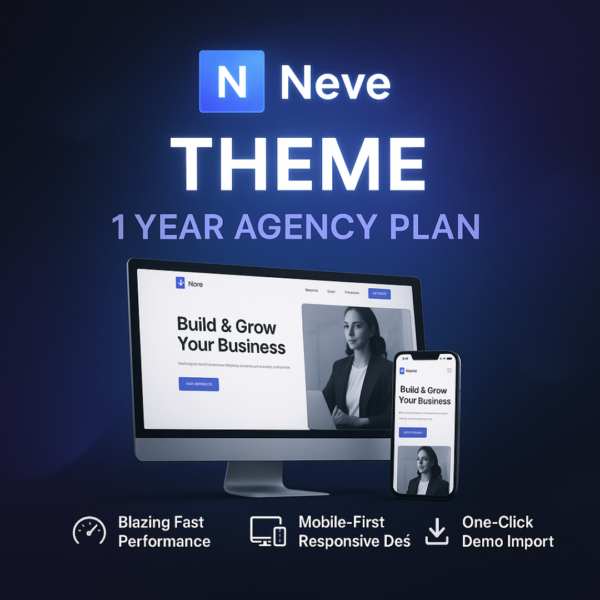 Neve Theme 1 year – agency Plan