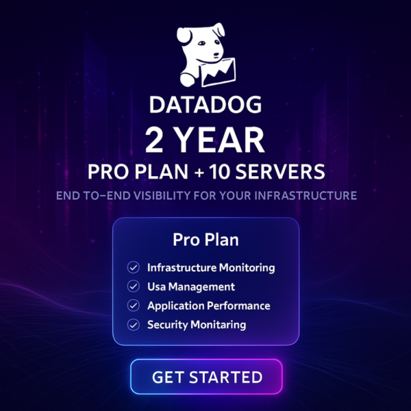 Datadog 2 Year – Pro Plan + 10 servers