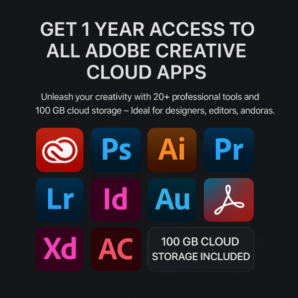 Adobe Creative Cloud – All Apps 100 GB