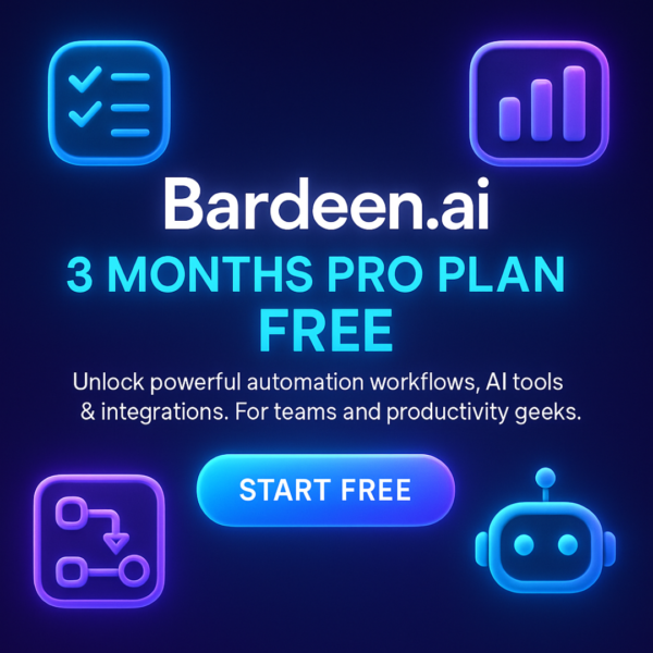Bardeen.ai 3 Months – Pro Plan